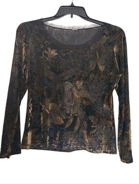 Preowned Velvet Evening Top